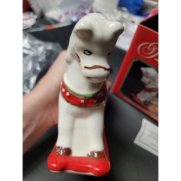 Vintage Rocking Horse Collection Coin Bank By Mount Clemens Pottery Mint 80s - Picture 2 of 9
